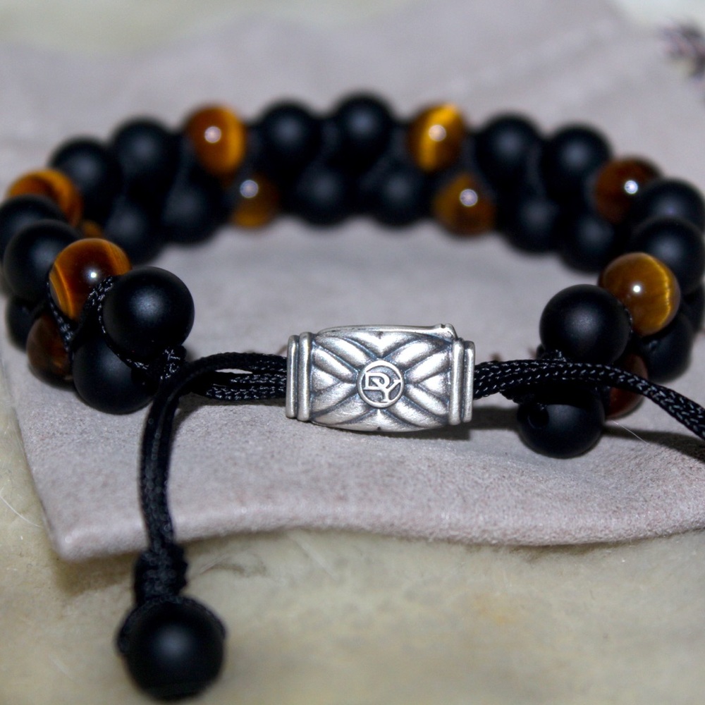 David Yurman Spiritual bead two-row bracel…